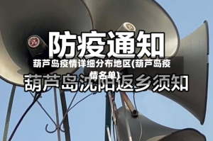 葫芦岛疫情详细分布地区(葫芦岛疫情名单)