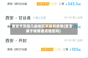 西安市算是几类地区啊最新疫情(西安属于疫情重点地区吗)