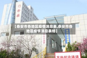【泰安市各地区疫情消息表,泰安市各地区疫情消息表格】