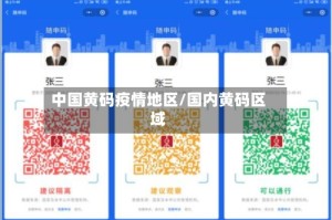 中国黄码疫情地区/国内黄码区域