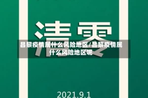 昌黎疫情属什么风险地区/昌黎疫情属什么风险地区呢