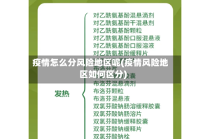 疫情怎么分风险地区呢(疫情风险地区如何区分)