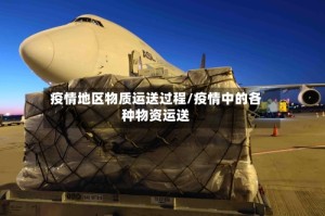 疫情地区物质运送过程/疫情中的各种物资运送