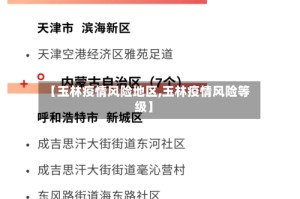 【玉林疫情风险地区,玉林疫情风险等级】