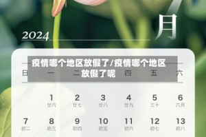 疫情哪个地区放假了/疫情哪个地区放假了呢