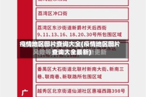 疫情地区图片查询大全(疫情地区图片查询大全最新)