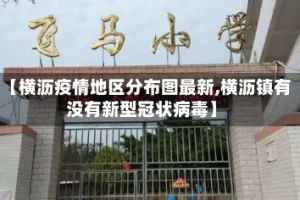 【横沥疫情地区分布图最新,横沥镇有没有新型冠状病毒】