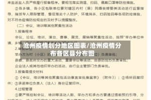 沧州疫情划分地区图表/沧州疫情分布各区县分布图