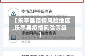 【乐亭县疫情风险地区,乐亭县疫情风险等级】