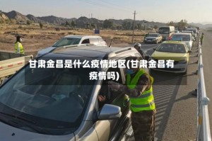 甘肃金昌是什么疫情地区(甘肃金昌有疫情吗)