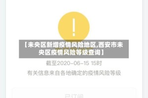 【未央区新增疫情风险地区,西安市未央区疫情风险等级查询】