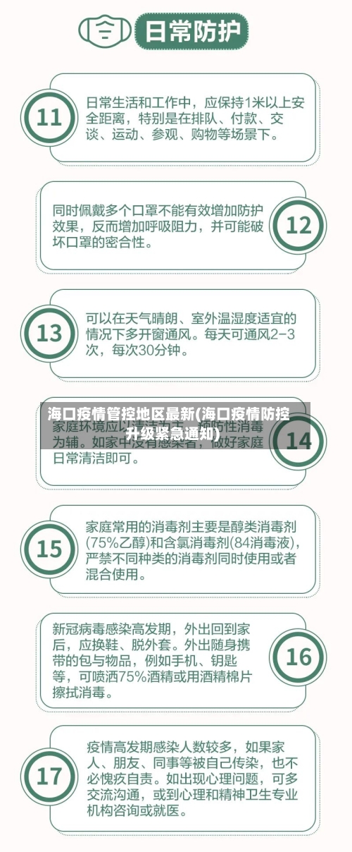海口疫情管控地区最新(海口疫情防控升级紧急通知)-第1张图片