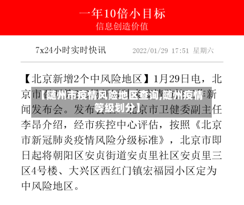 【随州市疫情风险地区查询,随州疫情等级划分】-第1张图片