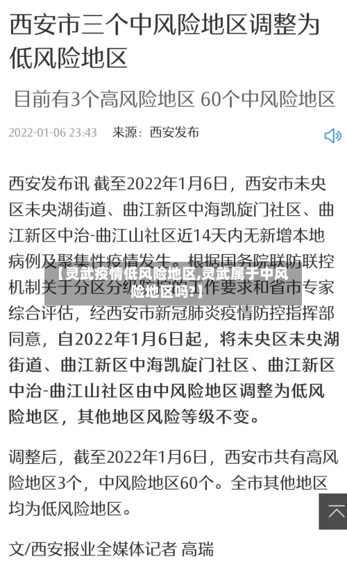 【灵武疫情低风险地区,灵武属于中风险地区吗?】-第3张图片