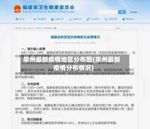 泉州最新疫情地区分布图(泉州最新疫情分布情况)-第1张图片