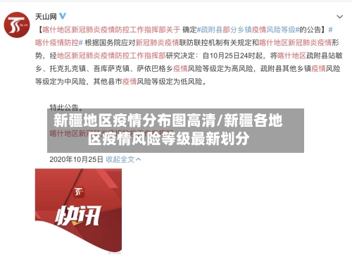 新疆地区疫情分布图高清/新疆各地区疫情风险等级最新划分-第1张图片