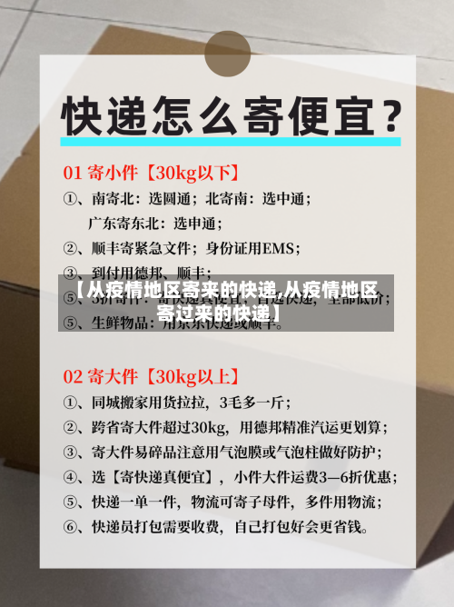 【从疫情地区寄来的快递,从疫情地区寄过来的快递】-第1张图片