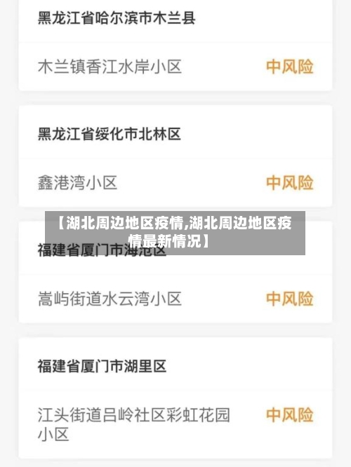 【湖北周边地区疫情,湖北周边地区疫情最新情况】-第2张图片