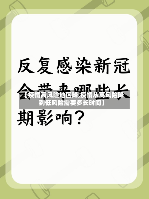 【疫情高风险地区降,疫情从高风险降到低风险需要多长时间】-第1张图片
