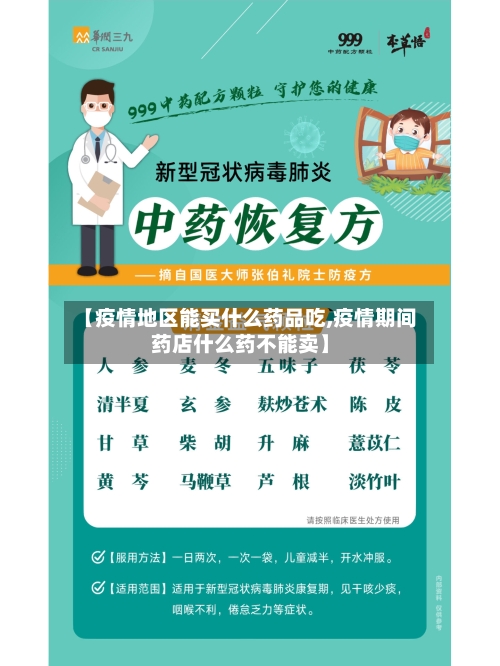 【疫情地区能买什么药品吃,疫情期间药店什么药不能卖】-第3张图片
