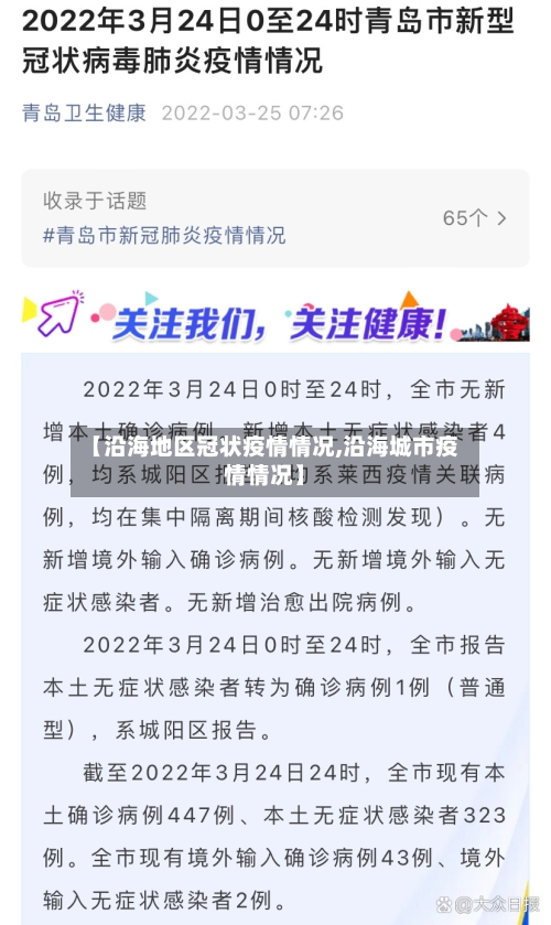 【沿海地区冠状疫情情况,沿海城市疫情情况】-第1张图片
