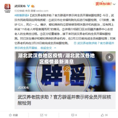 湖北武汉各地区疫情/湖北武汉各地区疫情最新消息-第2张图片