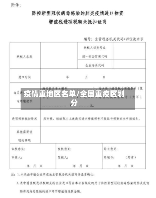 疫情重地区名单/全国重疫区划分-第3张图片