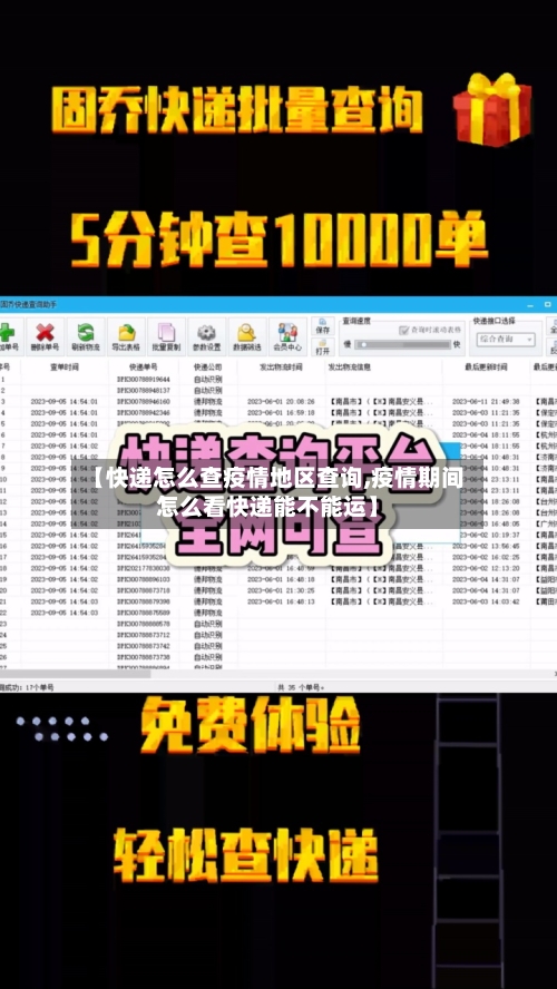 【快递怎么查疫情地区查询,疫情期间怎么看快递能不能运】-第2张图片