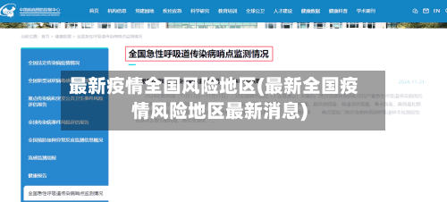 最新疫情全国风险地区(最新全国疫情风险地区最新消息)-第2张图片