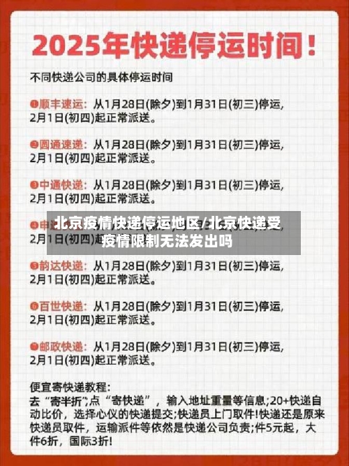 北京疫情快递停运地区/北京快递受疫情限制无法发出吗-第1张图片