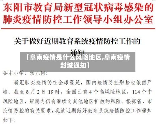 【阜南疫情是什么风险地区,阜南疫情封城通知】-第2张图片