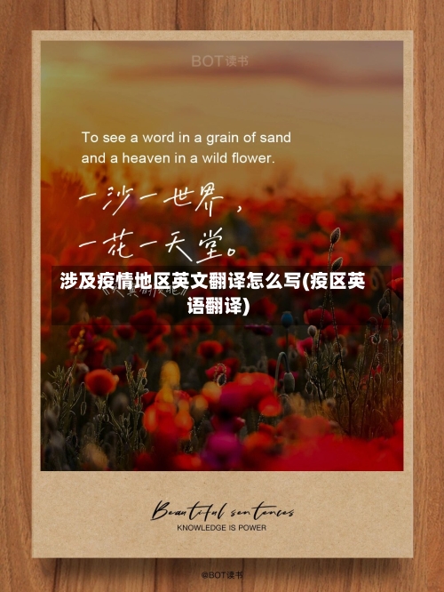 涉及疫情地区英文翻译怎么写(疫区英语翻译)-第1张图片