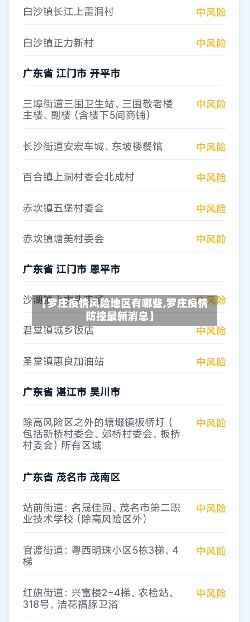 【罗庄疫情风险地区有哪些,罗庄疫情防控最新消息】-第1张图片