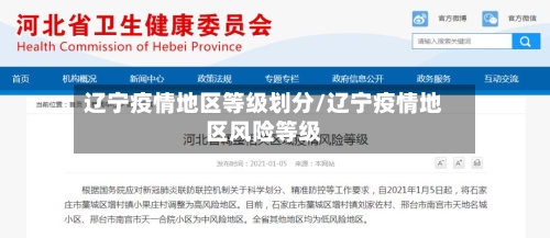 辽宁疫情地区等级划分/辽宁疫情地区风险等级-第1张图片