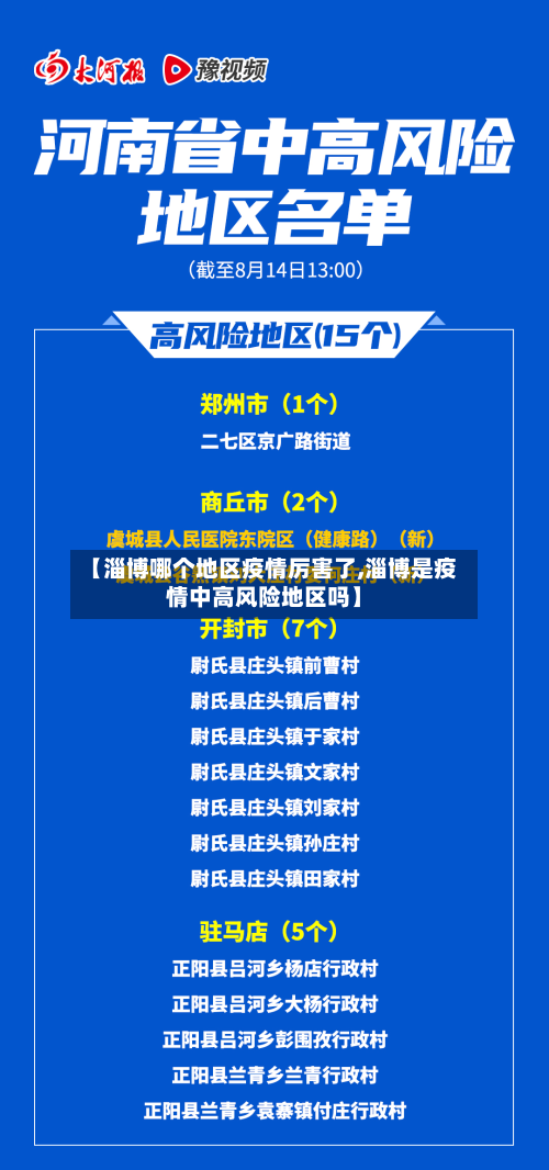 【淄博哪个地区疫情厉害了,淄博是疫情中高风险地区吗】-第1张图片
