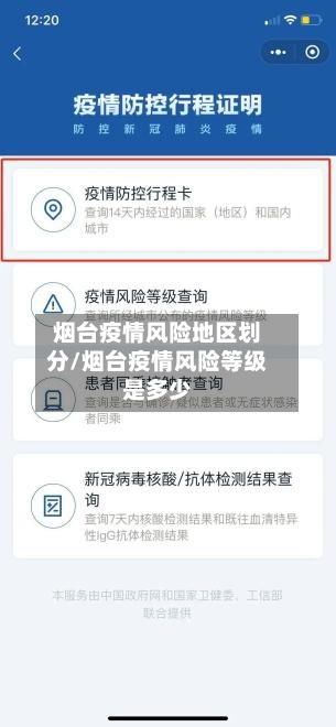 烟台疫情风险地区划分/烟台疫情风险等级是多少-第1张图片