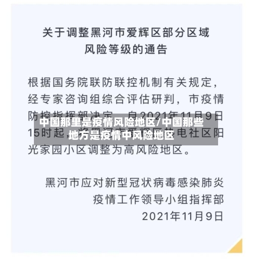 中国那里是疫情风险地区/中国那些地方是疫情中风险地区-第1张图片