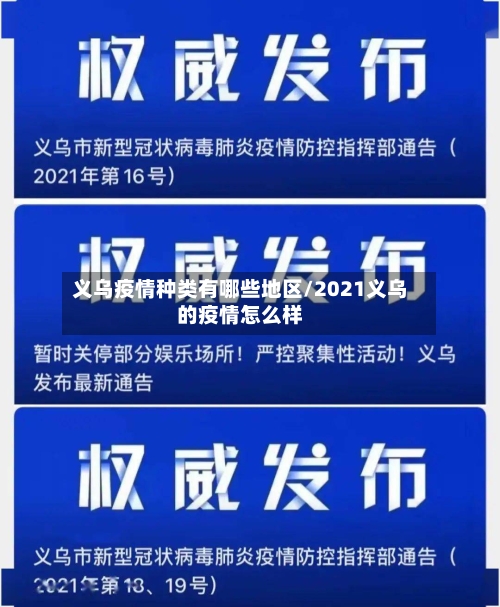 义乌疫情种类有哪些地区/2021义乌的疫情怎么样-第3张图片