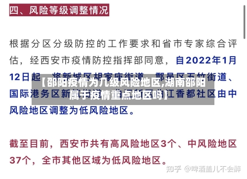 【邵阳疫情为几级风险地区,湖南邵阳属于疫情重点地区吗】-第2张图片