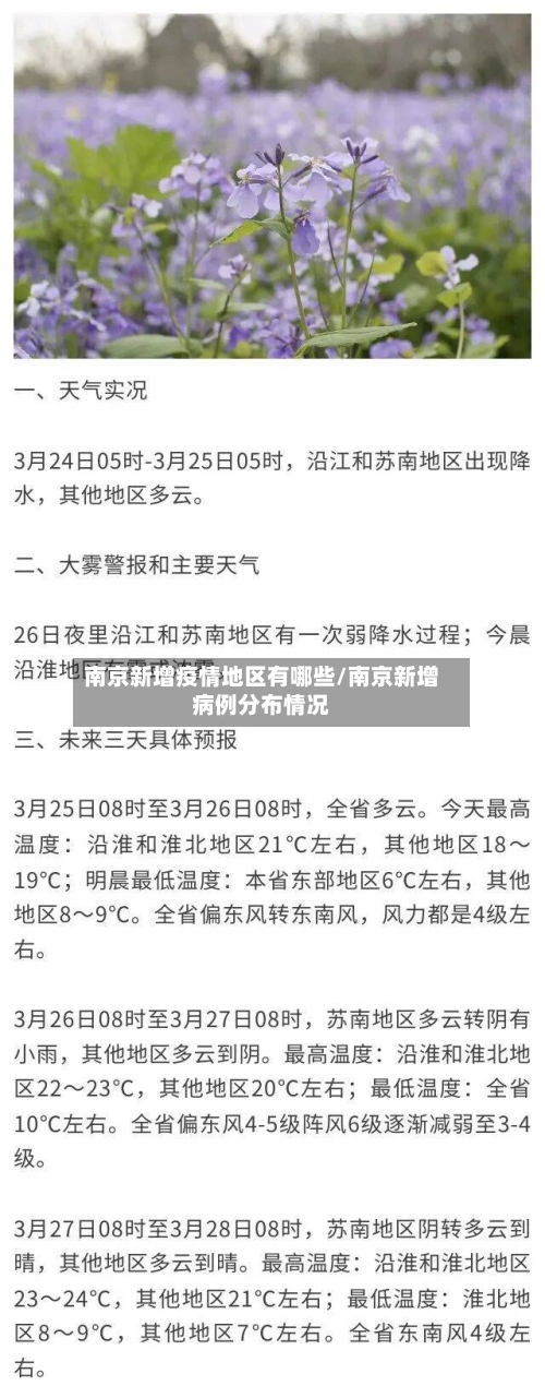 南京新增疫情地区有哪些/南京新增病例分布情况-第1张图片