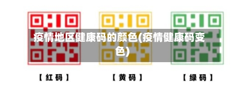 疫情地区健康码的颜色(疫情健康码变色)-第1张图片