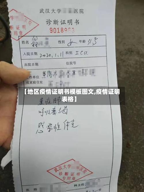 【地区疫情证明书模板图文,疫情证明表格】-第2张图片