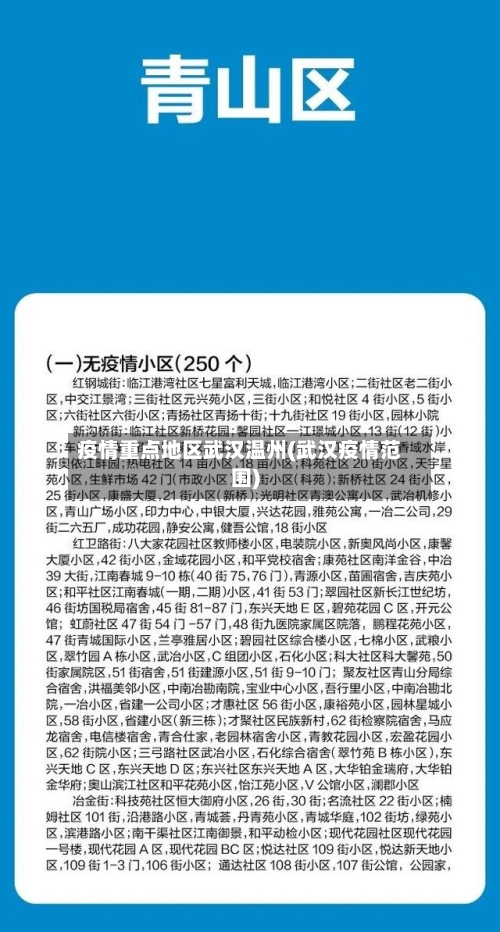 疫情重点地区武汉温州(武汉疫情范围)-第2张图片