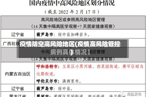 疫情防空高风险地区(疫情高风险管控)-第2张图片